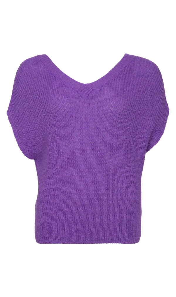 7006 BS sweater viola - Four Roses