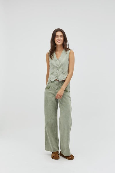 Purora jeans iguana green - mbyM