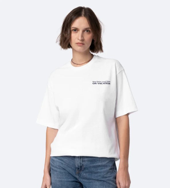 Skinny dippin' t-shirt white - On vacation