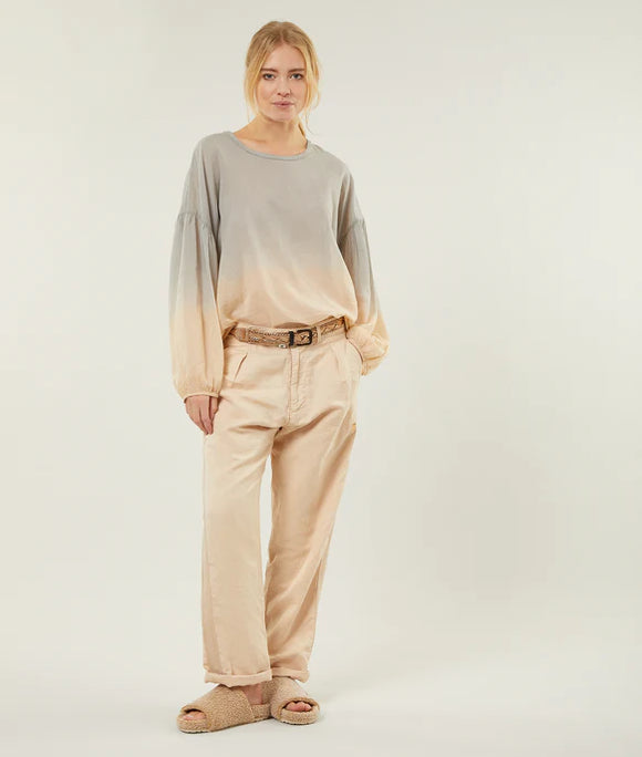 Straight pants slub twill frappe - 10 days