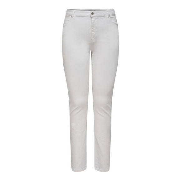 Laola slim jeans white - Carmakoma