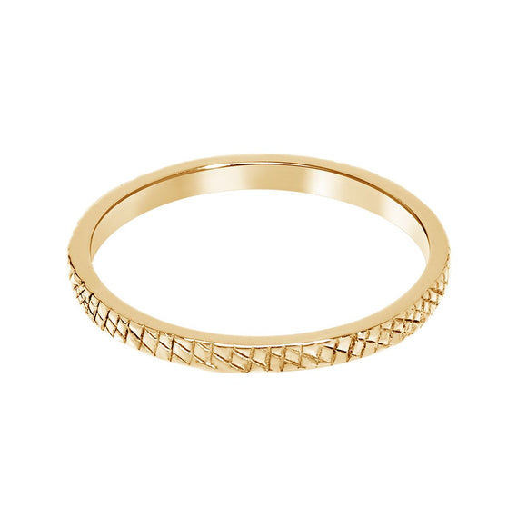 Addar ring gold plated - A brend