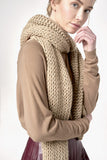 Benny knitted scarf desert - Simple
