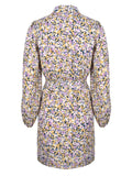 Lodi jurk bloemenprint lila - Ydence